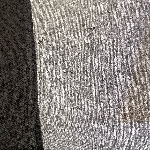 OPENING CEREMONY SHEER BLACK FRONT BACK BUTTON UP COLLARED SHORT SLEEVE TOP - Picture 10 of 11